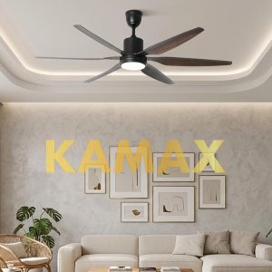 Quạt trần 6 cánh nâu KM-01NMA